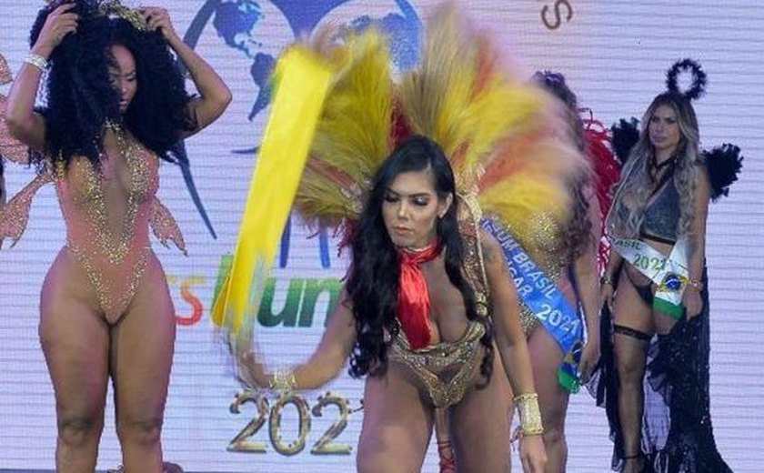 Briga no Miss Bumbum: derrotada derruba faixa de vice-campeã; veja vídeo