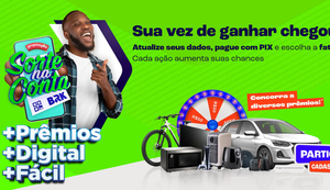 'Sorte na Conta BRK' está de volta com sorteio de diversos prêmios mensais e giros na roleta da sorte