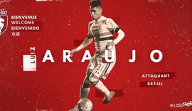 Lille anuncia oficialmente contratação do atacante Luiz Araújo, ex-São Paulo