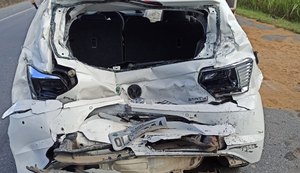 Engavetamento envolvendo quatro veículos na BR-424 deixa feridos em Pilar