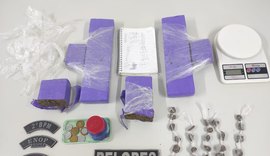 PM apreende arma de fogo, mais de 3 Kg de drogas e cumpre mandados judiciais no interior