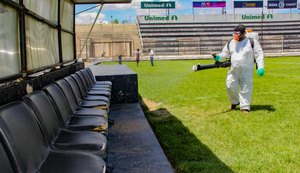 Prefeitura realiza higienização e prepara Estádio Municipal para Campeonato Alagoano