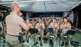 Banda da PM leva música e cultura ao município de Batalha em apresentação especial