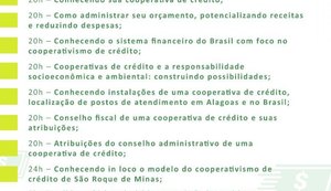 Programa de Formação para membros de cooperativas de crédito tem inscrições abertas