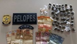 Criminosos são presos em Santana do Ipanema por tráfico de drogas