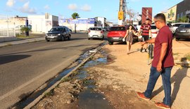 Comerciantes denunciam esgoto a céu aberto no bairro da Serraria