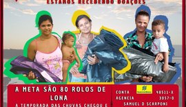 Comitê realiza campanha para arrecadar lonas para moradores da periferia