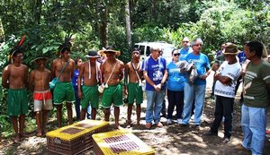 Comunidade Indígena Xukuru-Kariri recebe 'capotes'