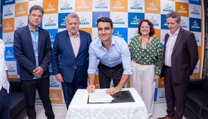 Prefeito JHC recebe presidente da Caixa e assegura recursos para urbanizar Parque da Lagoa