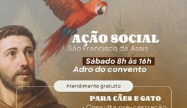 Complexo Conventual promove Ação Social em homenagem a São Francisco de Assis neste sábado (4)