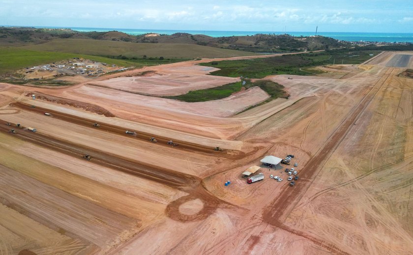 Primeira etapa do aeroporto de Maragogi fica pronta no início do próximo ano