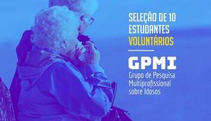Grupo de Pesquisa seleciona estudante para trabalho voluntário com pessoa idosa