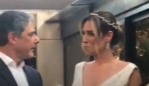 William Bonner e Natasha Dantas casam de novo no Rio
