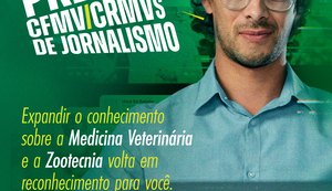 Estão abertas as inscrições para o Prêmio CFMV/CRMVs de Jornalismo