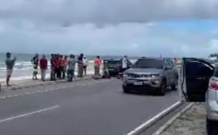 Acidente envolvendo quatro veículos deixa motociclista ferido no Pontal da Barra