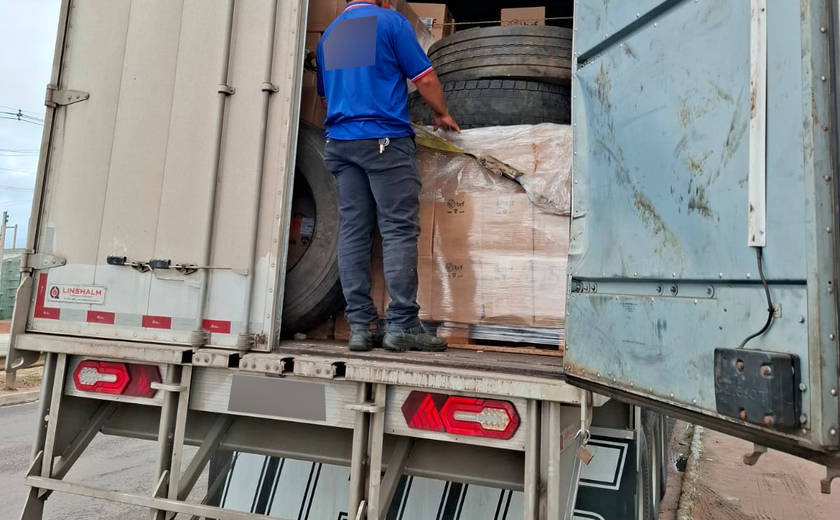 Sefaz-AL retém mais de 30 toneladas de mercadorias irregulares em Arapiraca