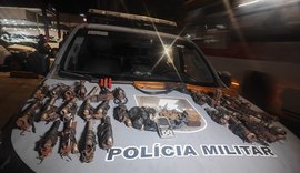 Rotam apreende 30 armas de fogo artesanais e uma espingarda durante ação em Rio Largo