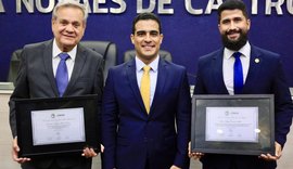 Câmara homenageia Ronaldo Lessa e vereador Fábio Costa