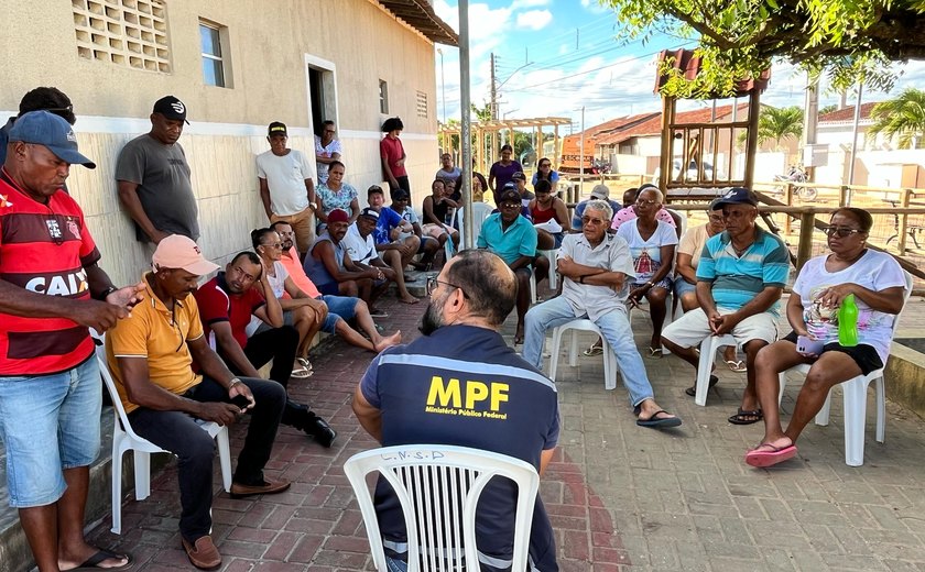 MPF visita comunidade quilombola Sapé, em Igreja Nova