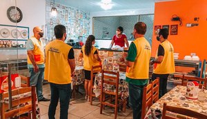 Junqueiro/AL faz blitz na cidade para anunciar medidas de Lei para combater a Covid-19