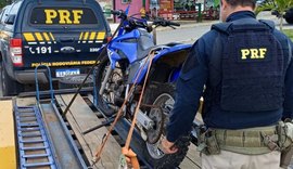 PRF apreende motocicleta com sinais de adulteração em União dos Palmares