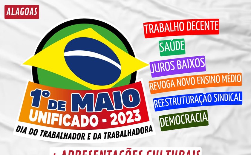Entidades realizarão ato público e cultural unificado no 1º de Maio por direitos, trabalho, renda e democracia