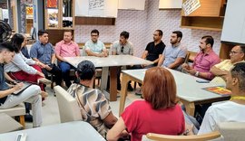 Empresários do centro de Arapiraca se reúnem com prefeitura para alinhar ajustes na obra de revitalização do comércio