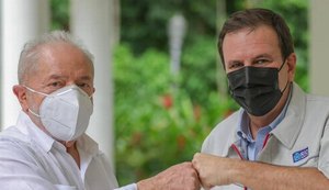 Lula e Eduardo Paes se encontram em São Paulo
