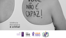 Agosto Lilás 2022: Ministério Público alerta para os danos da violência psicológica