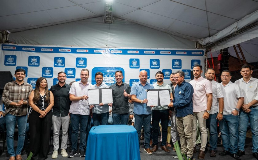 Governador entrega obras nas comemorações da emancipação política de Maribondo