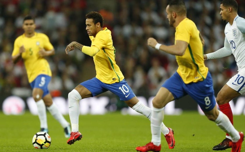 Brasil fica no 0 a 0 com a Inglaterra no último jogo do ano