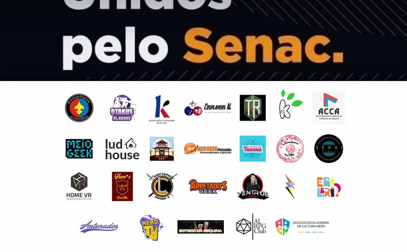 Segmentos da cultura nerd se mobilizam em prol do Sesc/ Senac em Alagoas