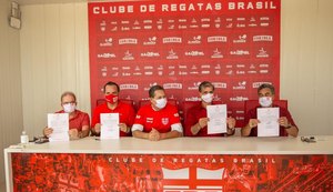 CRB: nova diretoria assume comando do time alagoano e realiza coletiva de imprensa