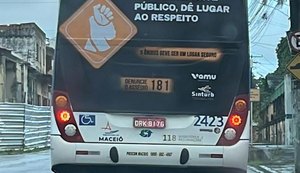 ‘Dê lugar ao respeito’: Sinturb lança campanha contra assédio e importunação sexual nos ônibus