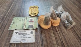 Mulher é flagrada com droga tentando entrar na Casa de Custódia