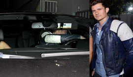 Thaila Ayala é flagrada com o ator Orlando Bloom após festa nos EUA