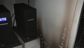 Princípio de incêndio é registrado em agência bancária na Ponta Verde