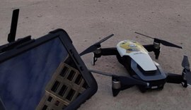 Instituto de Criminalística de Alagoas realiza experimentos com drone