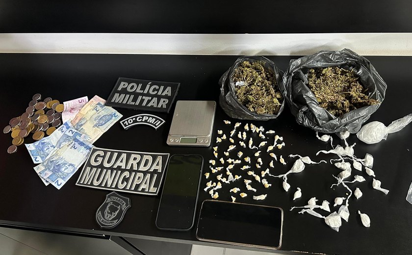 Polícia Militar flagra menor com drogas em Teotônio Vilela