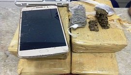 Delivery de drogas: jovem é preso com quase 3 quilos de maconha