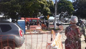 Acidente com policial é registrado em frente à Central de Flagrantes