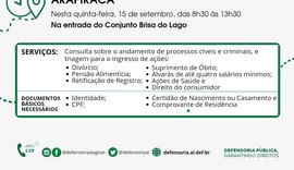 Moradores do Conjunto Brisa do Lago recebem os serviços da Defensoria nesta 5ª