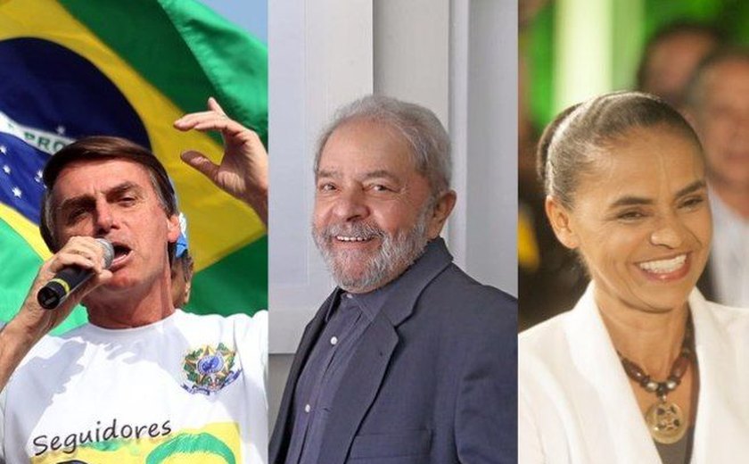 Mesmo preso, Lula ainda lidera a corrida presidencial, segundo o Datafolha