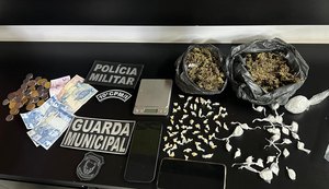 Polícia Militar flagra menor com drogas em Teotônio Vilela