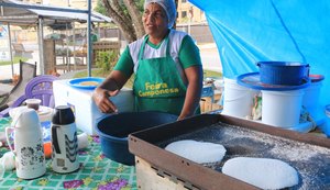 Feira Camponesa vende produtos da Reforma Agrária na Serraria