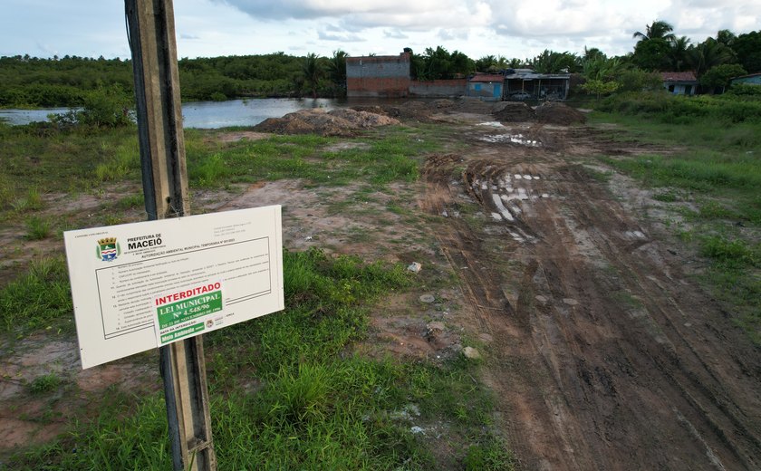Responsável por aterro no bairro de Pescaria diz que obra é regular