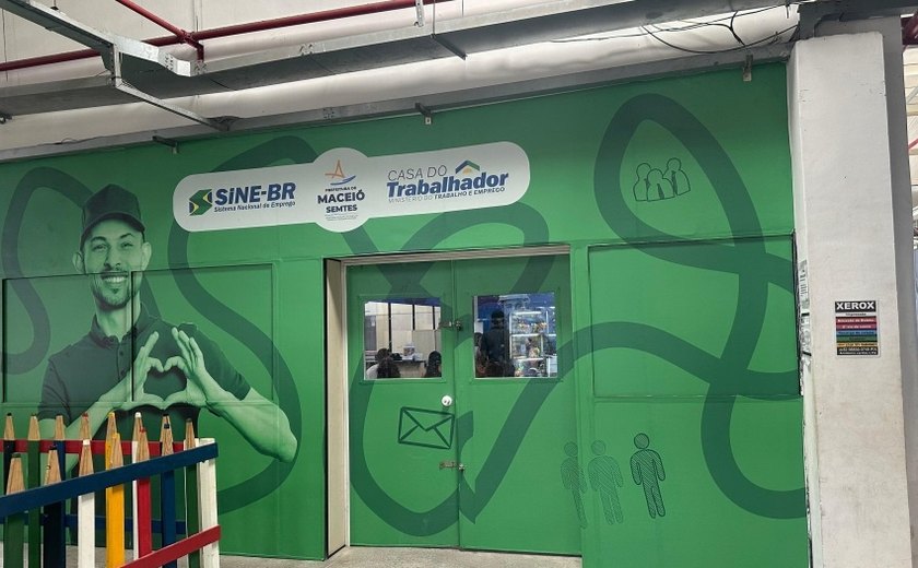 Sine Maceió anuncia 543 vagas de emprego em várias funções