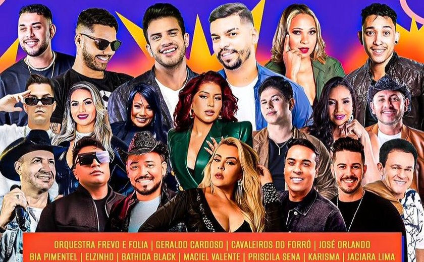 Festival dos Crustáceos terá 19 atrações musicais em Santa Luzia do Norte/AL, evento começa nesta sexta-feira