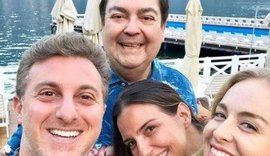 Angélica, Luciano Huck, Faustão e a mulher passam férias juntos na Itália