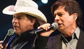 Show de Chitãozinho e Xororó reúne menos de 100 pessoas